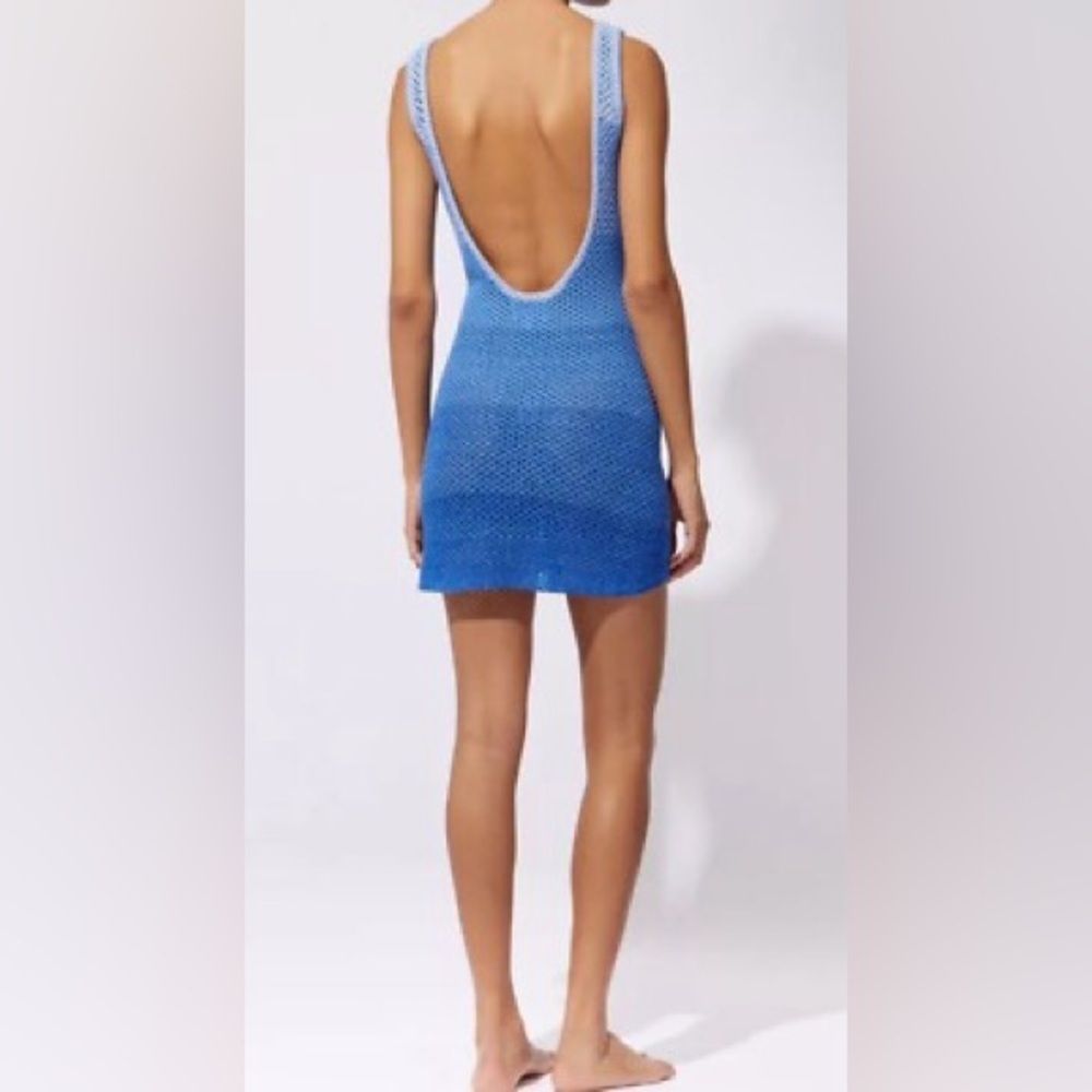 NWT Solid & Striped- The May Dress Cotton Mesh Ombré